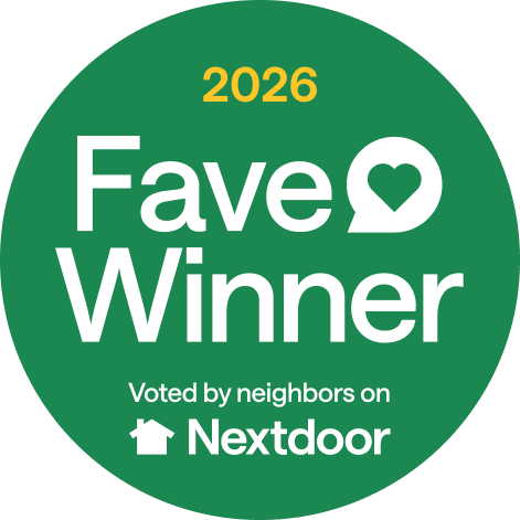 2026 Fave Winner Voted by neighbors on Nextdoor